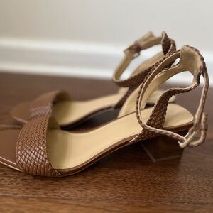 Michael Kors Brown Woven Strap Women Shoes